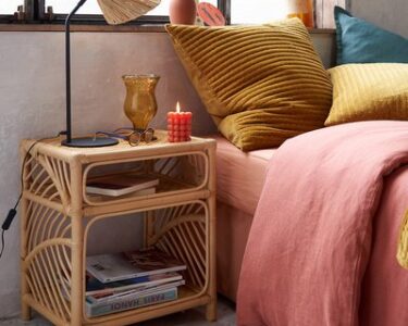 Table de nuit Algérie rotin done