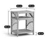 Table de nuit Algérie rotin done