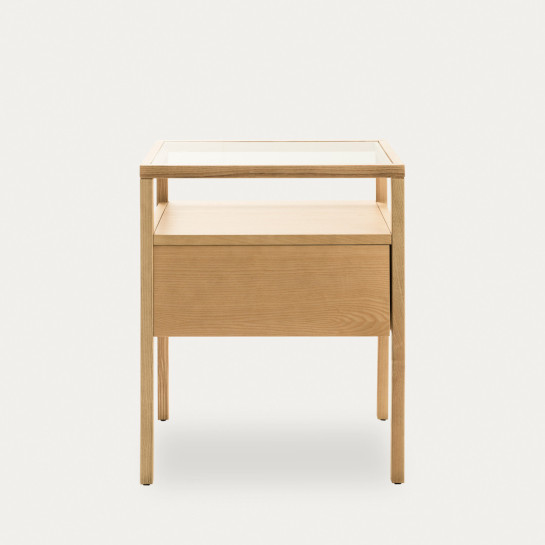 Table de nuit en hetre algerie Table de Nuit Aura en Bois de hêtre