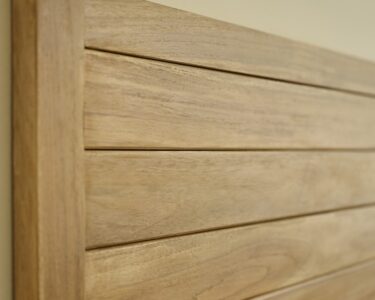 Tête de lit Texas en bois rouge