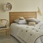 Tête de lit Texas en bois rouge