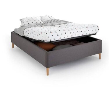 lit coffre capitonné sans tête