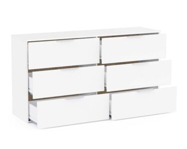 Commode White 6 tiroirs